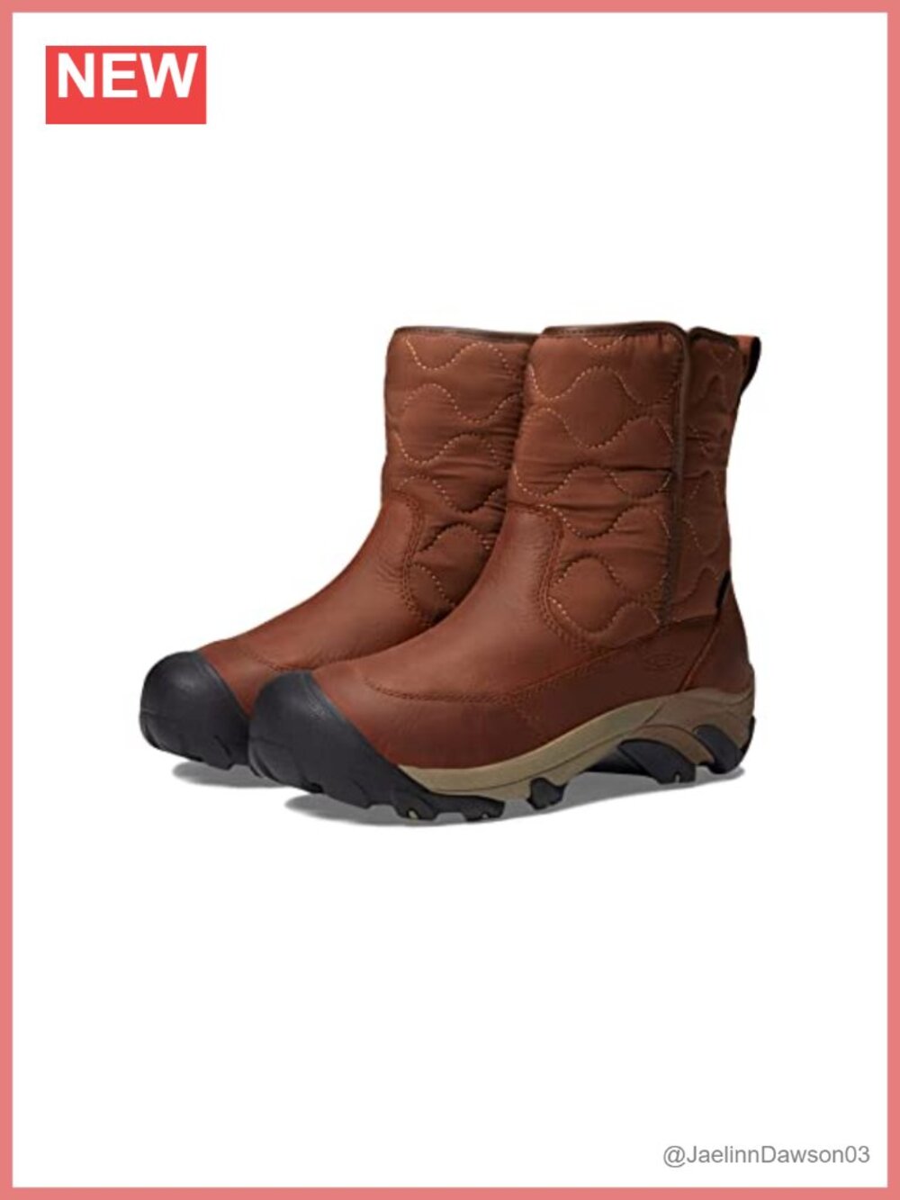 KEEN Betty Waterproof Insulated Pull-On Snow Boots Leather